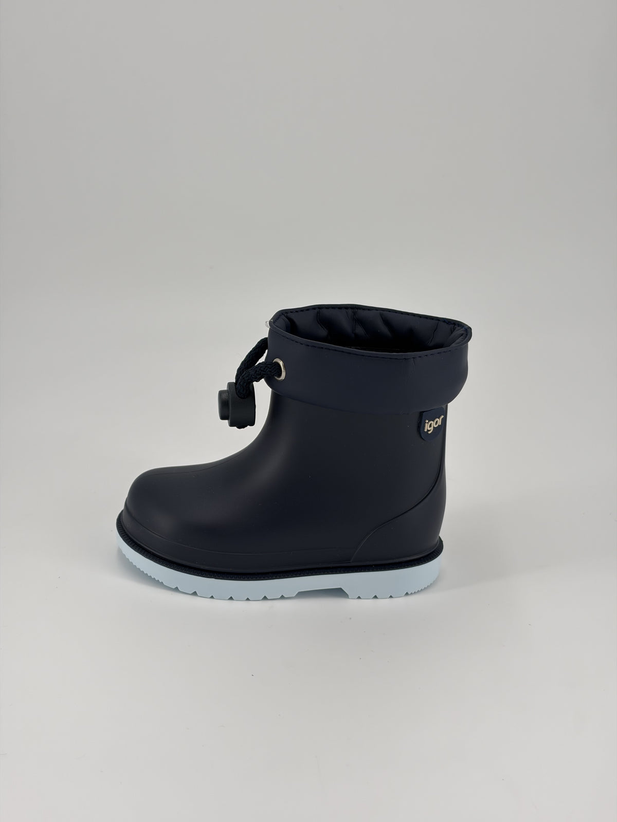 Igor Bimbi Bicolor — Navy, fondo azzurro