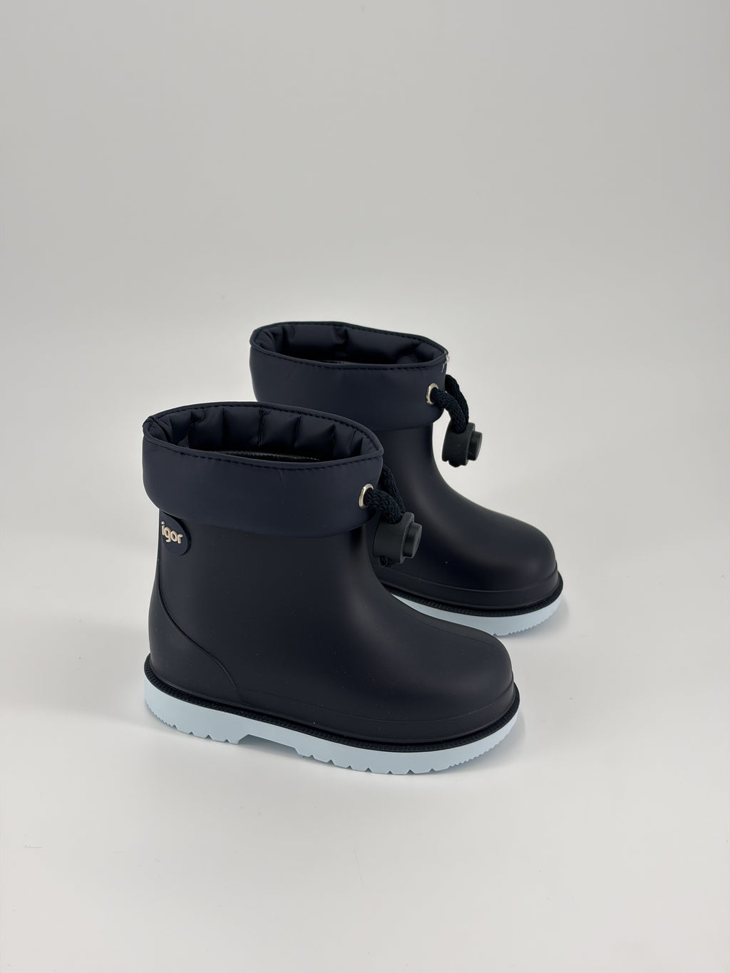 Igor Bimbi Bicolor — Navy, fondo azzurro