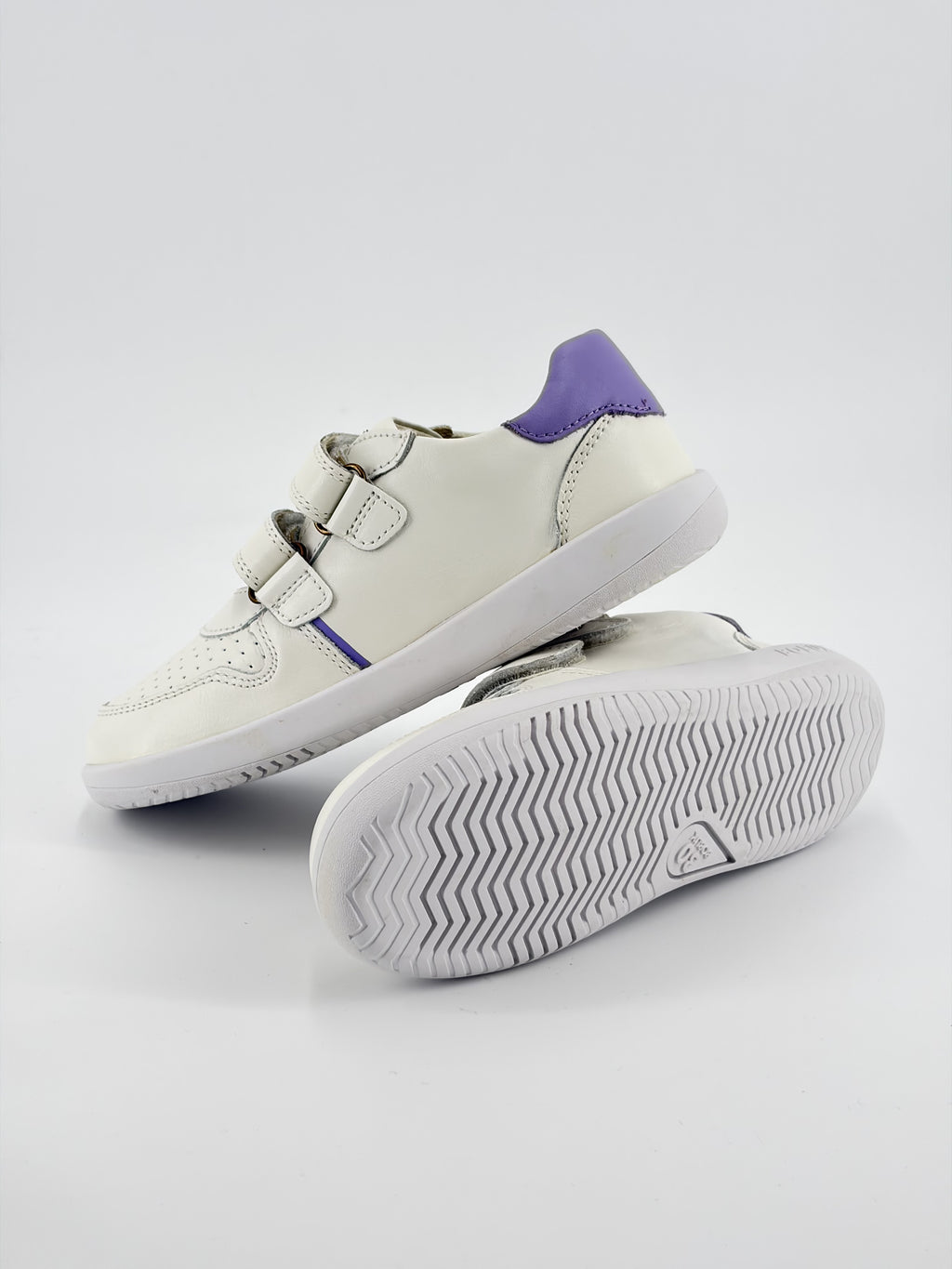 Bobux KP Riley – White + Lilac – foto 3