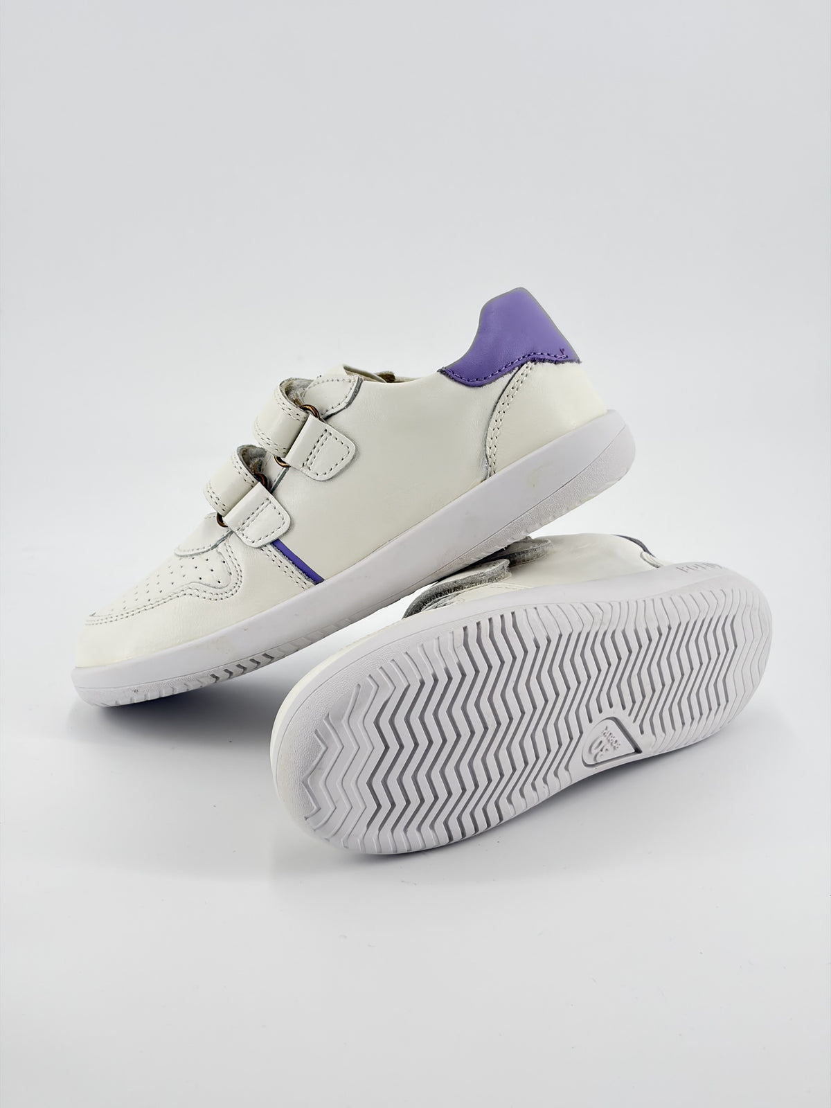 Bobux KP Riley – White + Lilac – foto 3
