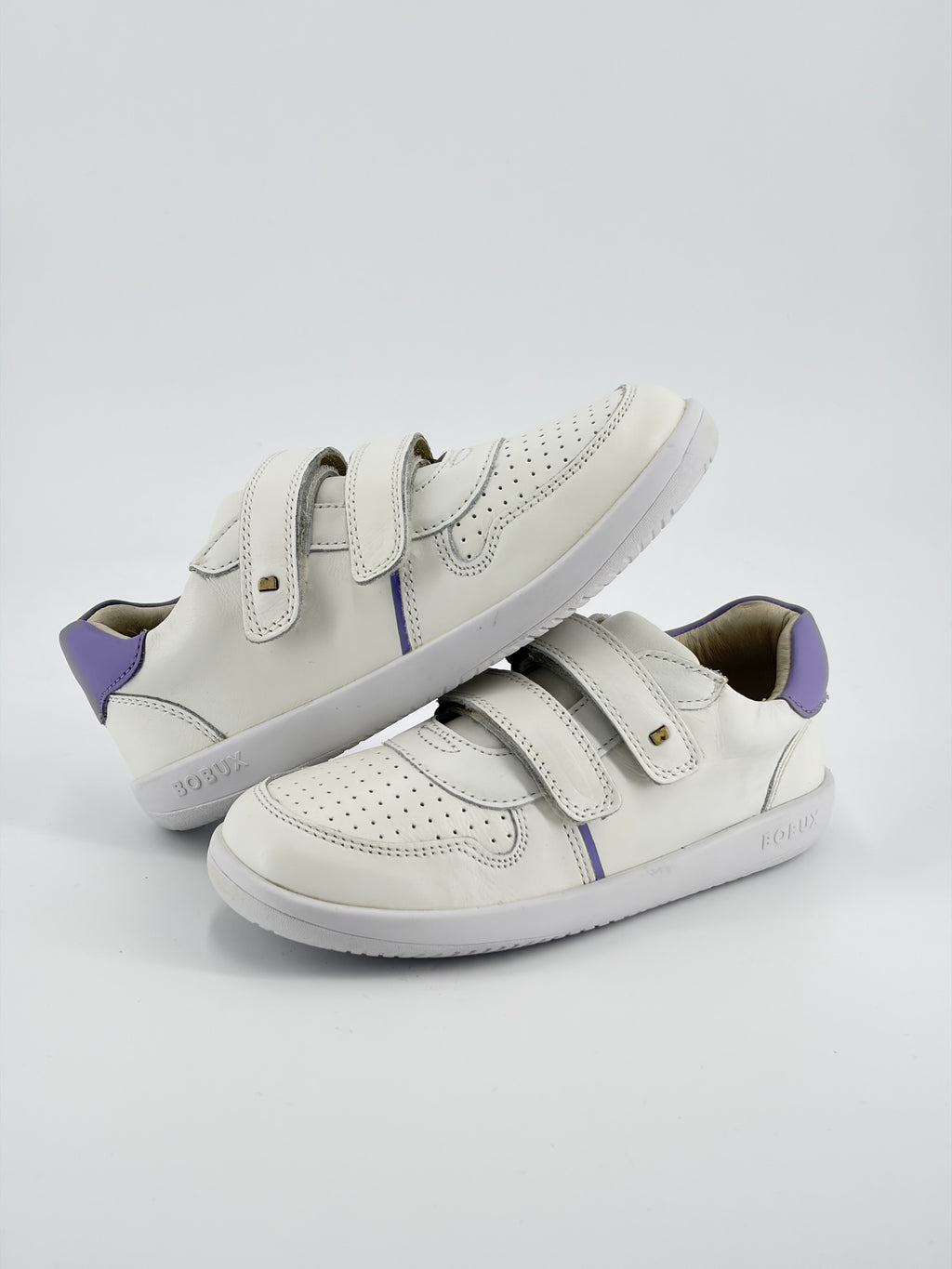 Bobux KP Riley – White + Lilac – foto 4