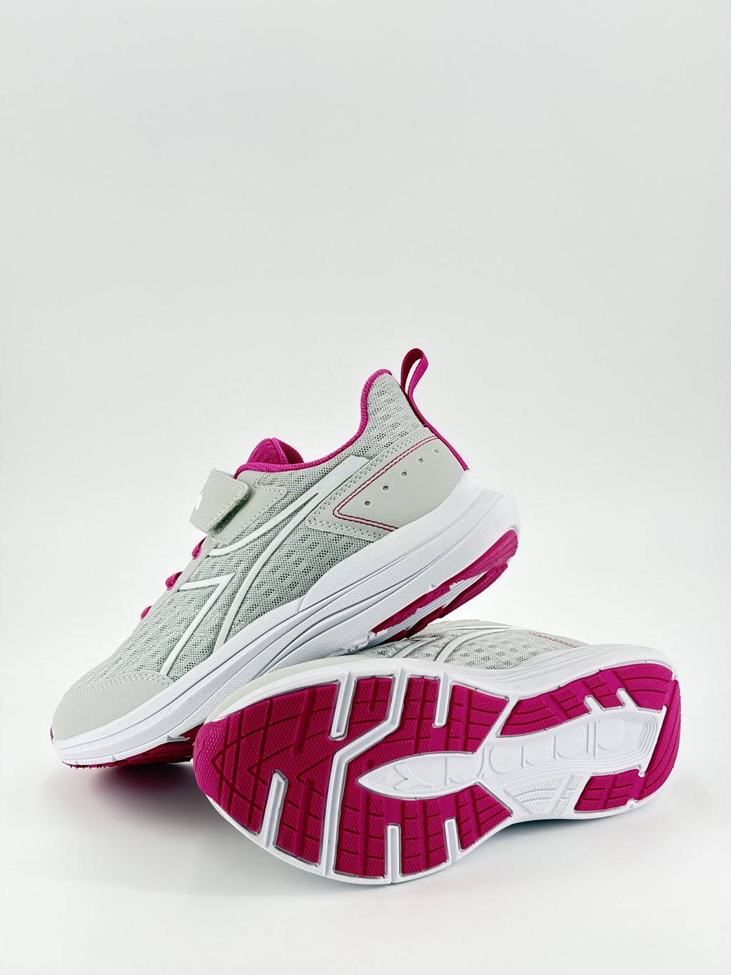 Diadora Snipe JR — Grigio–fucsia