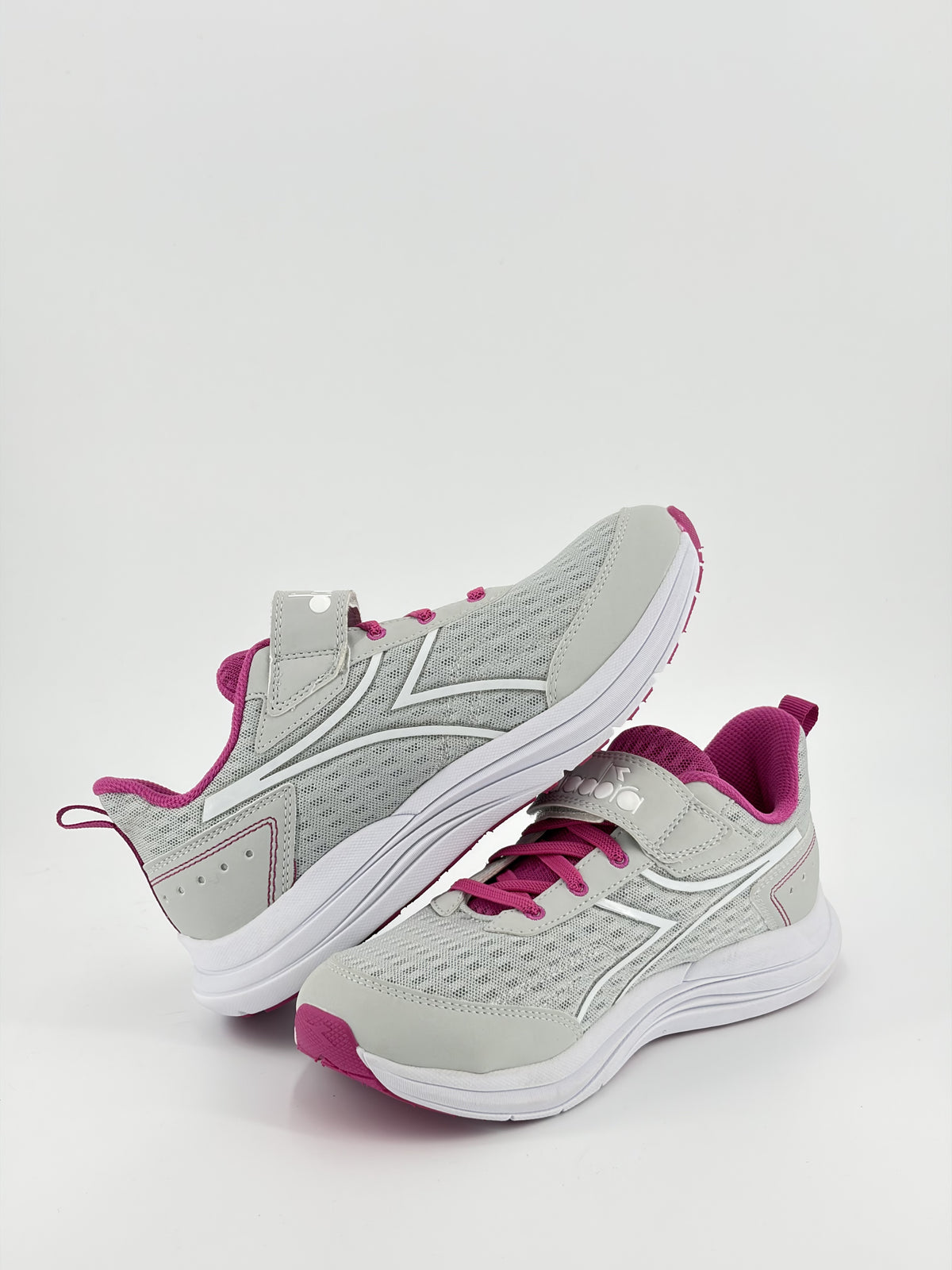 Diadora Snipe JR — Grigio–fucsia