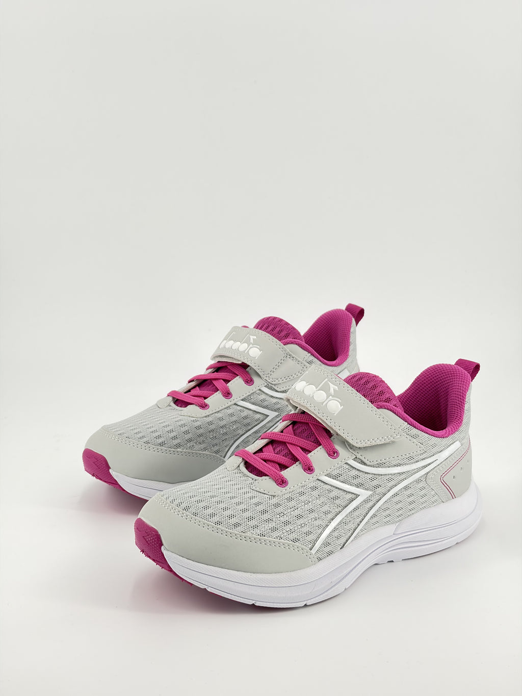 Diadora Snipe JR — Grigio–fucsia